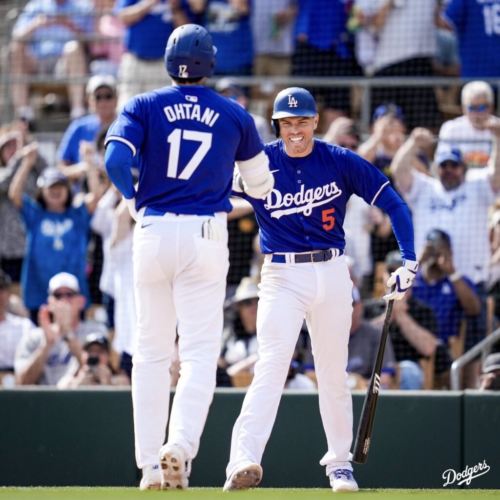 Shohei Ohtani Pega Su Primer Cuadrangular Con Los Dodgers Marcador