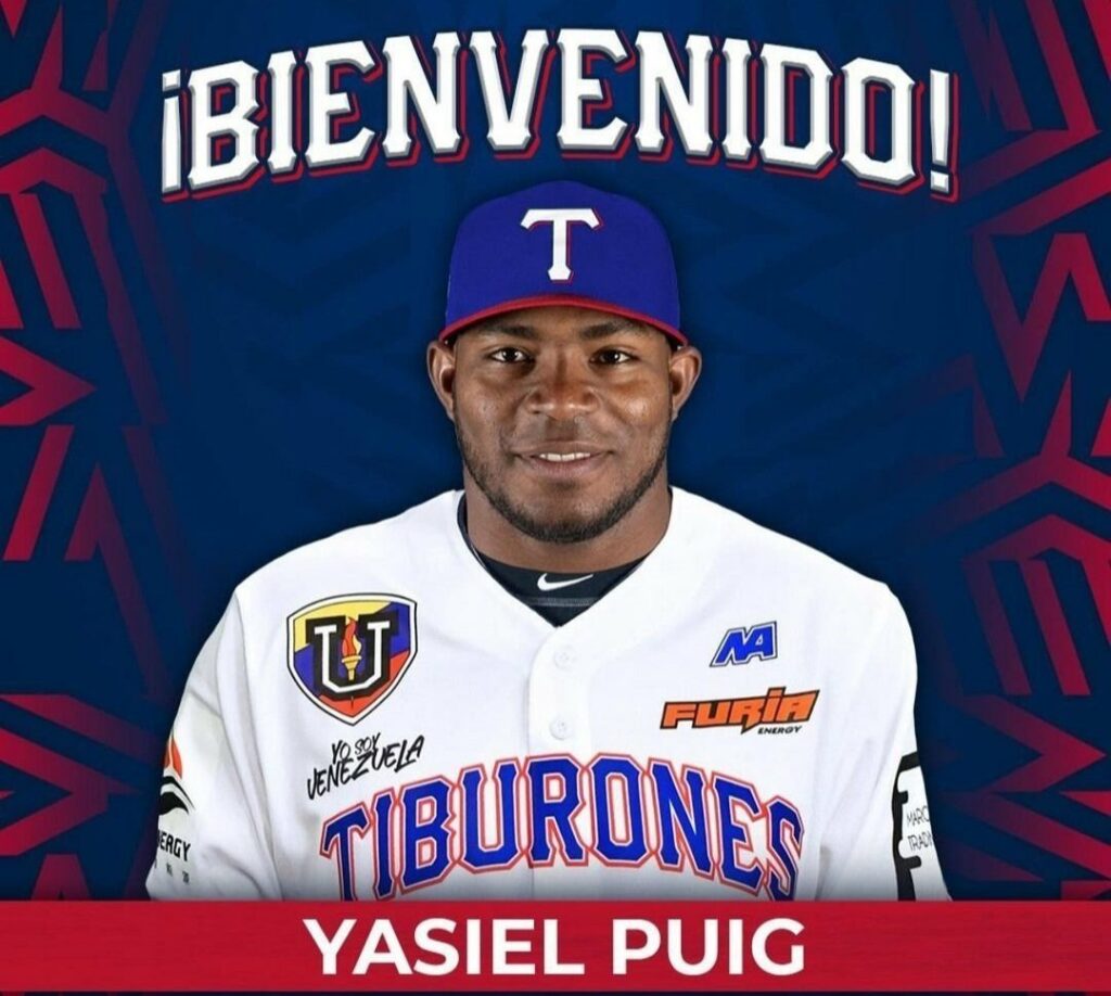 Yasiel Puig Tiburones