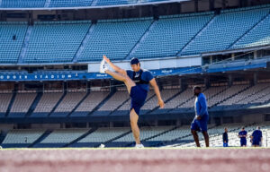Shohei Ohtani entrena con Dodgers