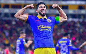 Henry Martin festejo América