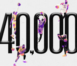 LeBron James 40 MIL PUNTOS