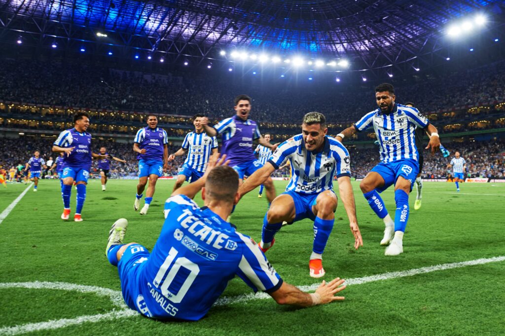 Rayados de Monterrey festejo gol