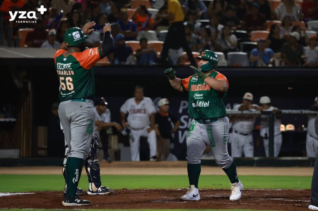 Los Leones de Yucatán regresan a la senda del triunfo con un Luis Juárez que conectó dos cuadrangulares