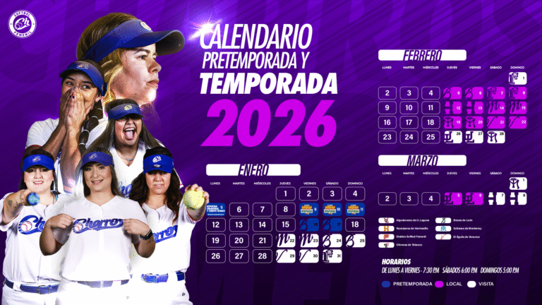 Charros femenil están listas para la Temporada 2026 de la LMS