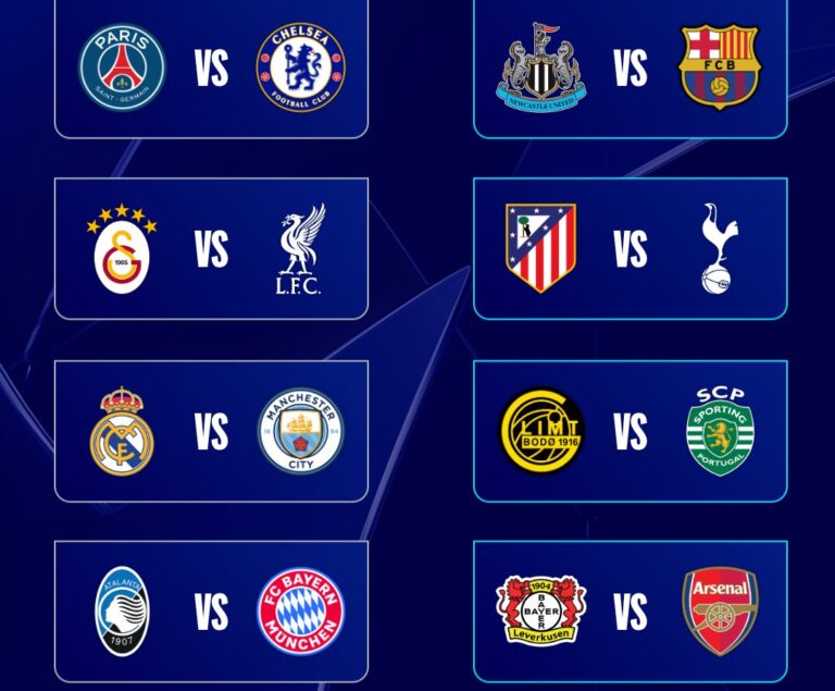 Listos los cruces en octavos de la Champions League