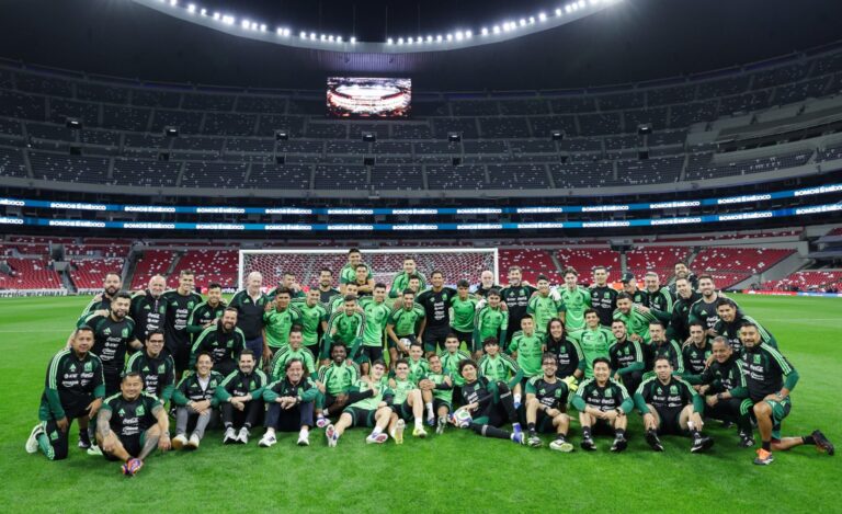 La selección mexicana entrena en el Banorte
