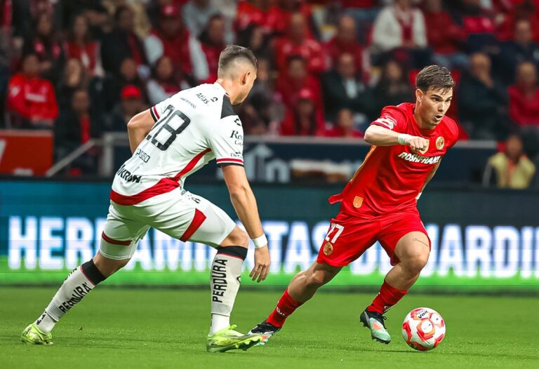 Atlas rescata empate dramático ante Toluca en tiempo agregado