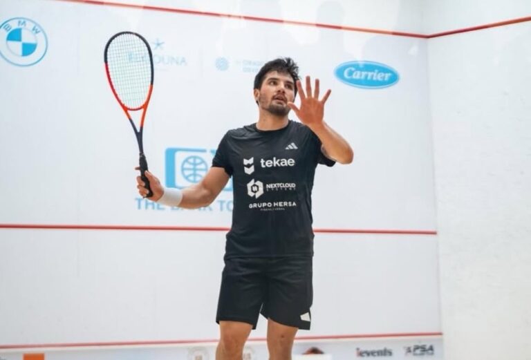 Leonel Cárdenas deja huella en Egipto y se mete al Top 8 del Abierto de El Gouna