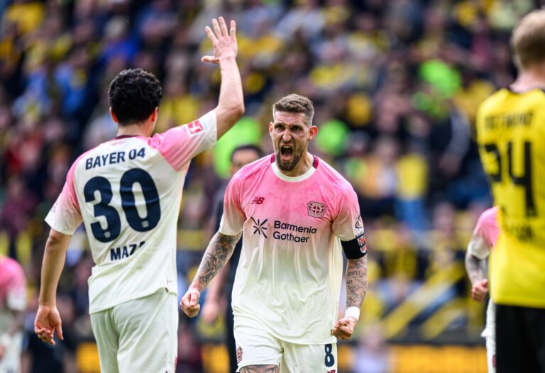 Leverkusen silencia al Dortmund con golpe certero de Andrich