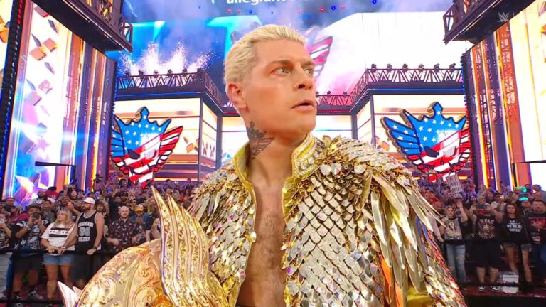 Cody Rhodes retiene el titulo en una caótica Noche 1 de WrestleMania 42