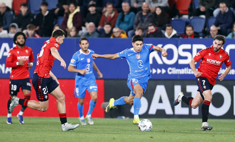 Obed Vargas jugó los 90 minutos en el triunfo del Atlético de Madrid