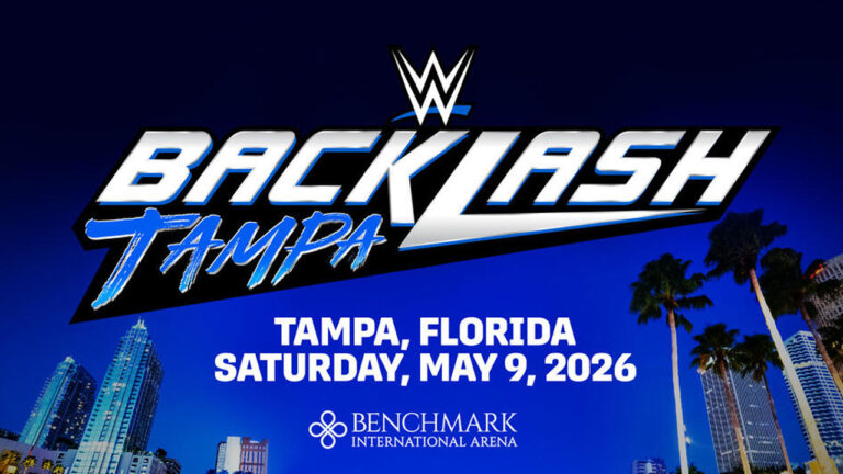Tampa el gran escenario para WWE Backlash 2026