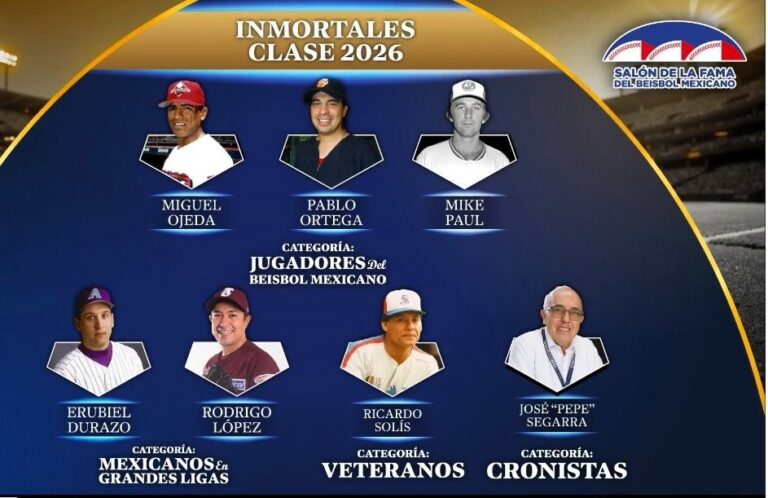 Cuatro exDiablos ingresarán al Salón de la Fama del Beisbol Mexicano en la Clase 2026