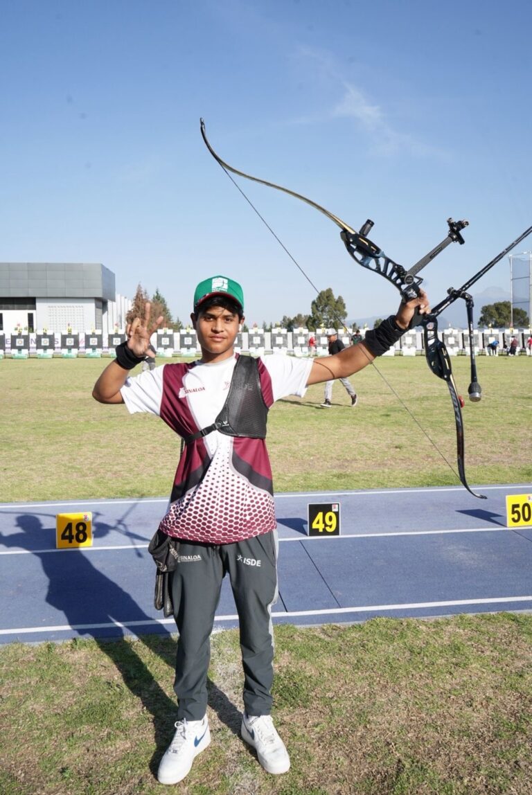 Rafael Aguilar conquista bronce para Sinaloa en tiro con arco Sub 18