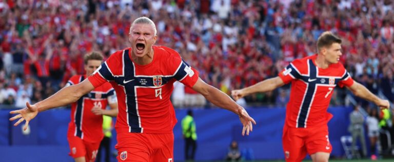 Haaland lidera la goleada de Noruega sobre Irak