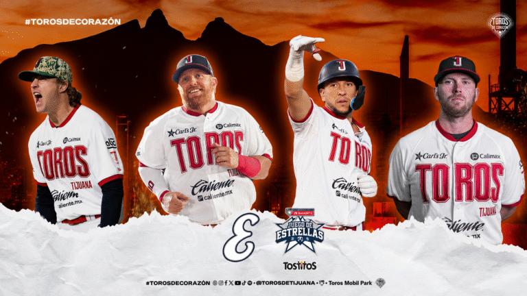 Cuatro Toros de Tijuana representarán a la embestida en el Juego de Estrellas de la LMB