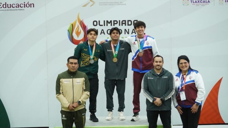 Aarón Ibarra se despide de la Olimpiada Nacional con 4 oros y una plata