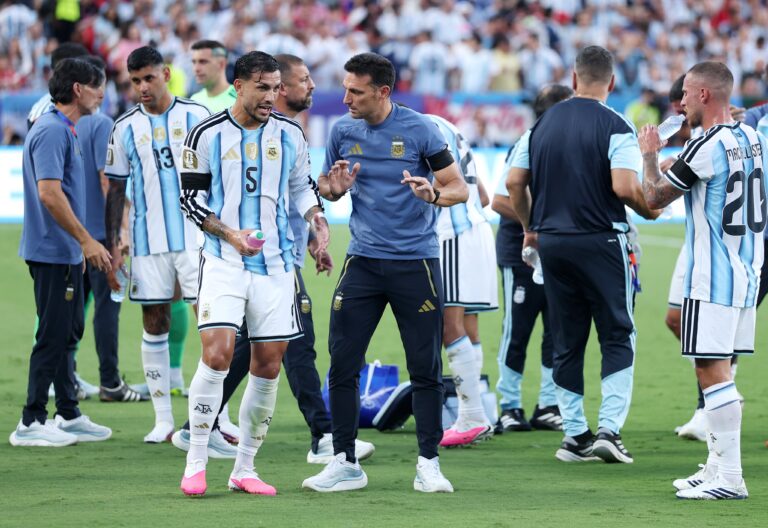 “Lo que consiguió este equipo es histórico”: Scaloni