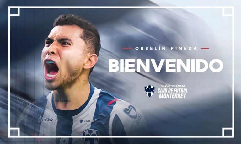 Rayados hace oficial el fichaje de Orbelín Pineda para reforzar su mediocampo