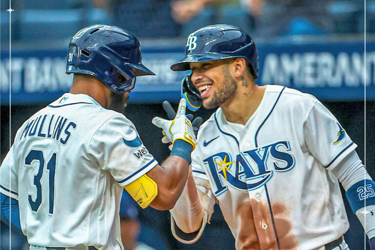 Jonrón de Cedric Mullins guía a Rays sobre Rangers en cerrado duelo