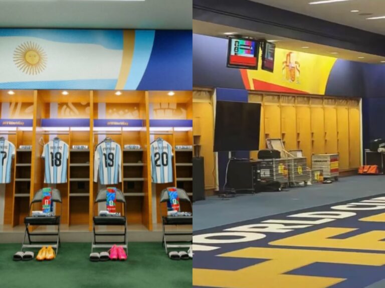 Así saltan a la cancha Argentina y España para la final