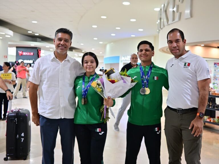 Dan emotiva bienvenida en Mazatlán a medallistas de los Juegos Panamericanos de la Juventud Sorda