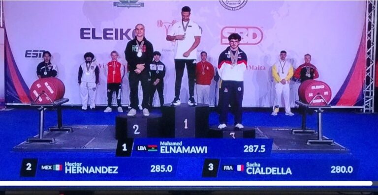 Mazatleco, Héctor Salinas, sube al podio en el Campeonato Mundial de Powerlifting