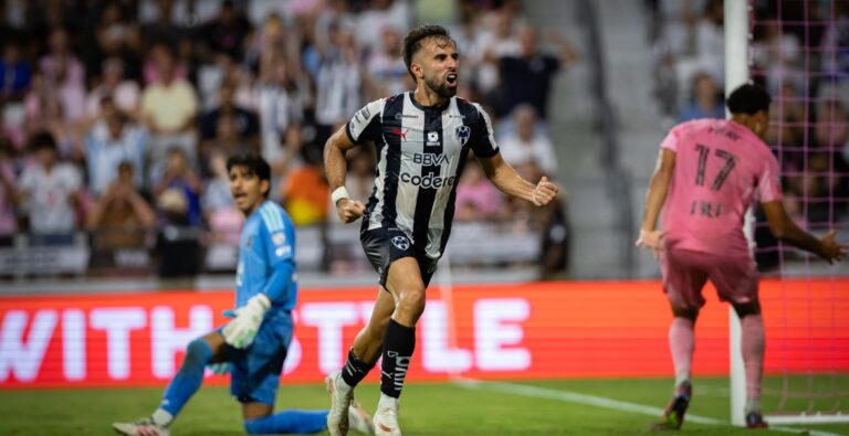 Monterrey remonta al Inter Miami y se lleva un triunfo agónico en la Leagues Cup