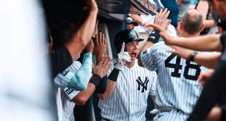 Yankees resisten el embate de Bravos y se quedan con un triunfo de infarto