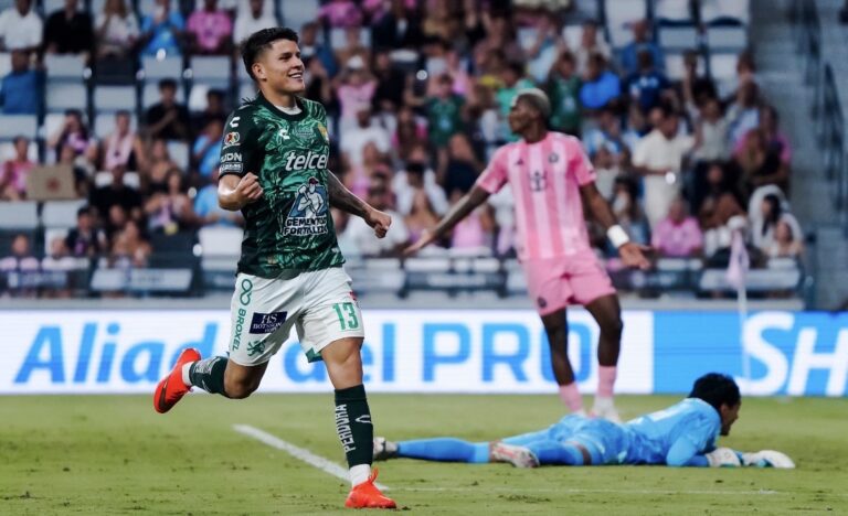 León vence al Inter Miami y avanza con paso perfecto en la Leagues Cup