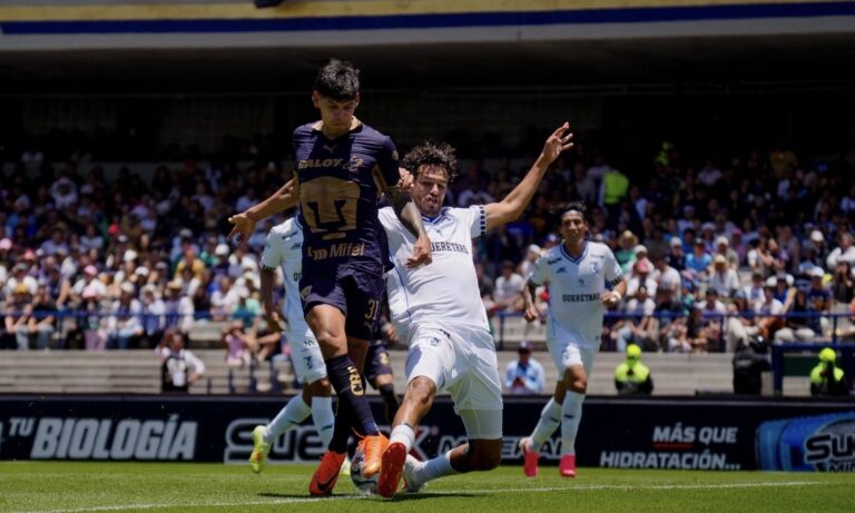 Pumas y Querétaro se neutralizan y firman empate sin goles