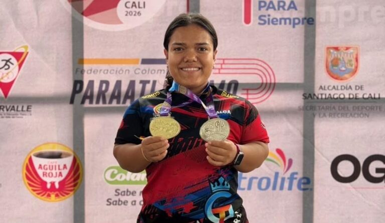 Pauleth Mejía brilla en Colombia con oro internacional y apunta al ciclo paralímpico