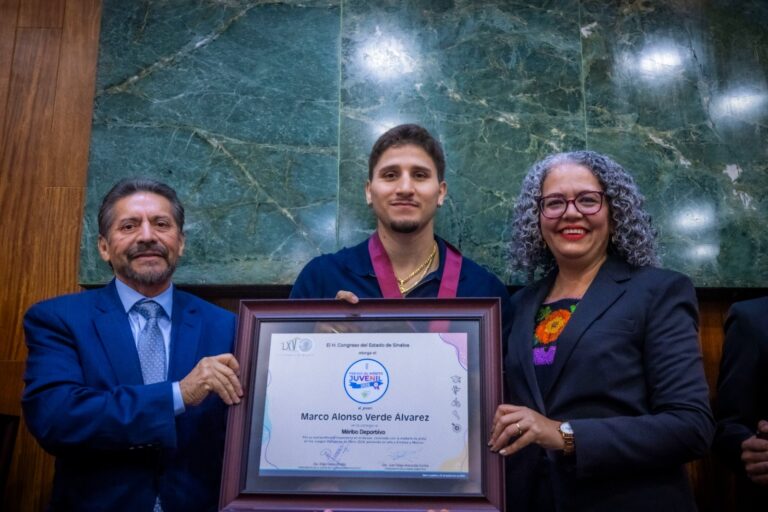 Marco Verde vuelve a recibir un reconocimiento en Sinaloa tras su salto al profesionalismo