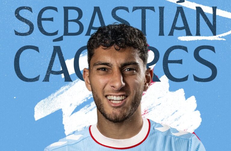 Sebastián Cáceres deja al América y se convierte en nuevo jugador del Celta de Vigo