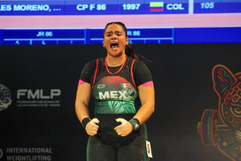 Melany Montes conquista oro y plata en el Panamericano Junior de Levantamiento de Pesas