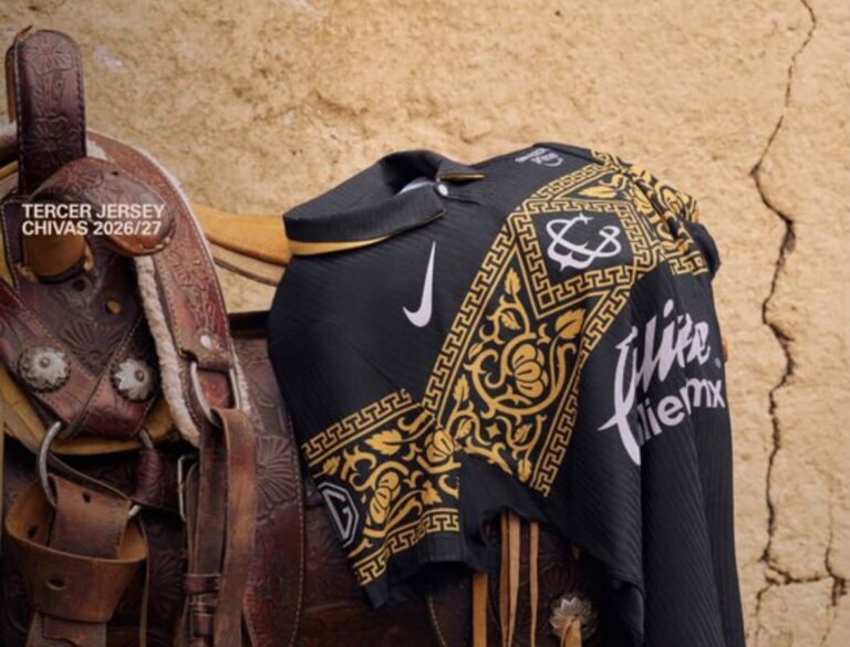 Chivas se viste de charro: presenta su tercer uniforme para la temporada 2026-27