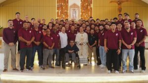 La novena guinda celebró su tradicional misa de acción de gracias en La Lomita, previo a su debut este miércoles ante Venados de Mazatlán.