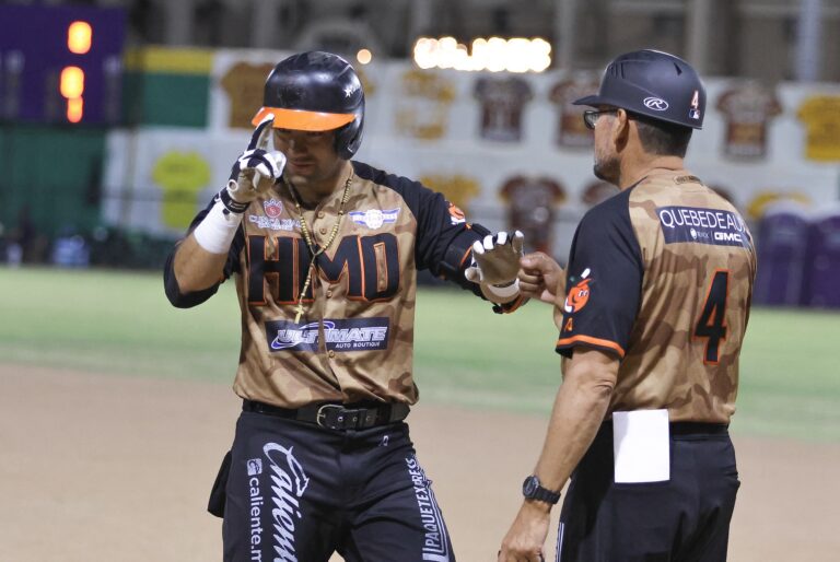Naranjeros y Águilas igualan en Nogales durante la pretemporada