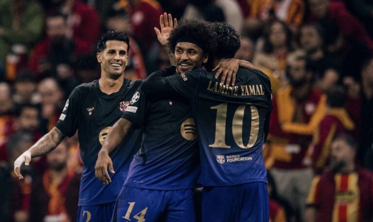 Barcelona golea 4-1 al Galatasaray y firma una espectacular remontada en Estambul